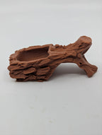 Realistic Log Water & Food Dish - Reptile Terrarium Decor