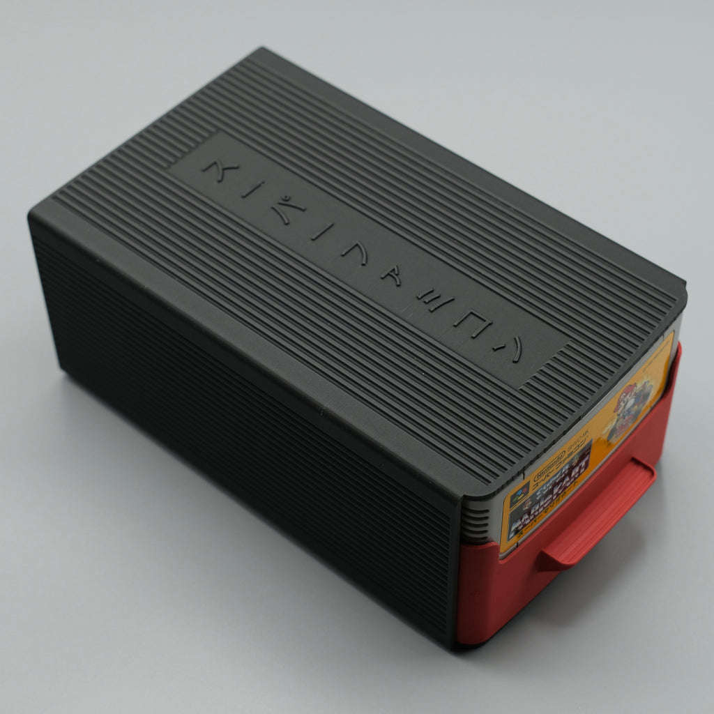 SNES cartridge organizer front view