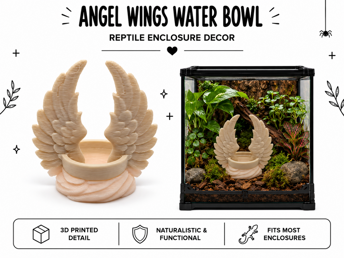 Angel Wings Water Bowl