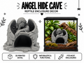 Angel Hide Cave | Gothic Critter Enclosure Decor