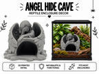 Angel Hide Cave | Gothic Critter Enclosure Decor