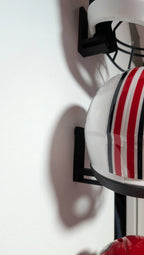 Mini helmet wall mount display