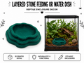 Layered Stone Feeding or Water Dish