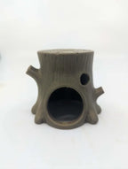 Rustic Tree Stump Hide for Terrariums - Reptile Enclosure Decor