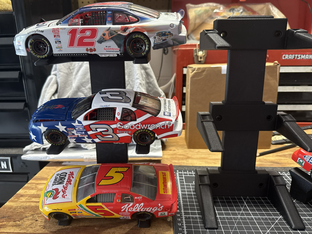 NASCAR 1:24 diecast 4-tier display stand