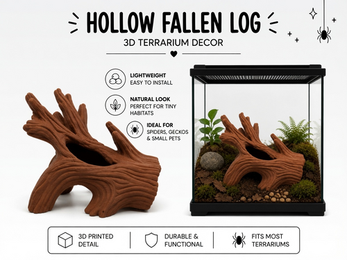 Hollow Fallen Log / Hollow Log Reptile Hide