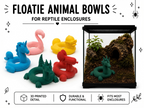 Floatie Animal Bowl Holders for Reptile Enclosures