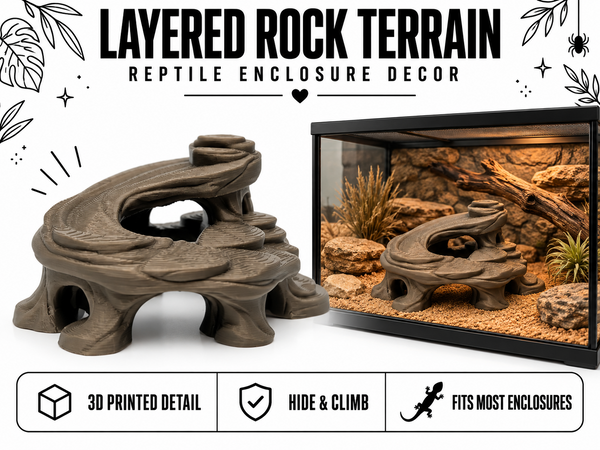 Layered Rock Terrain Hide – Multi-Level