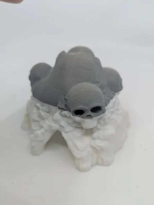 Skull Pile Hide Cave - Critter Enclosure Decor - Reptile Hide