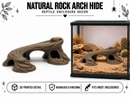 Natural Rock Arch Hide & Feeding Ledge Decor