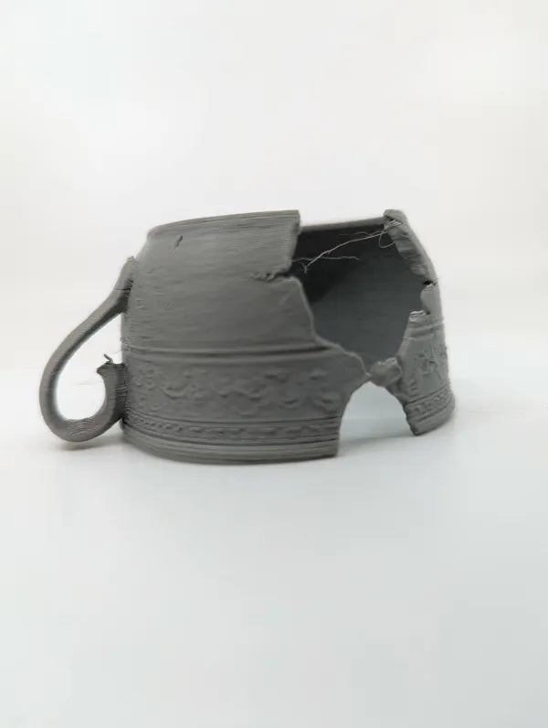 Broken Teacup Enclosure Décor - Fantasy Ruins Accent - Reptile Decor