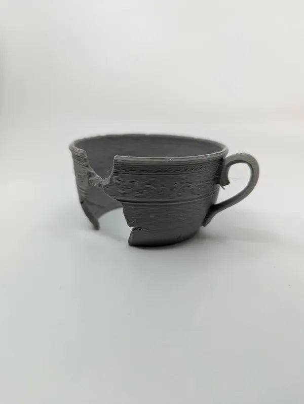 Broken Teacup Enclosure Décor - Fantasy Ruins Accent - Reptile Decor