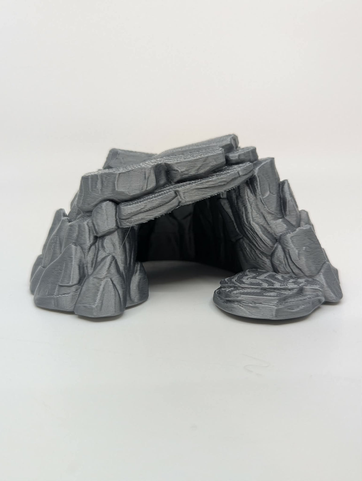 Layered Rock Arch Reptile Hide - Natural Stone Tunnel - Decor