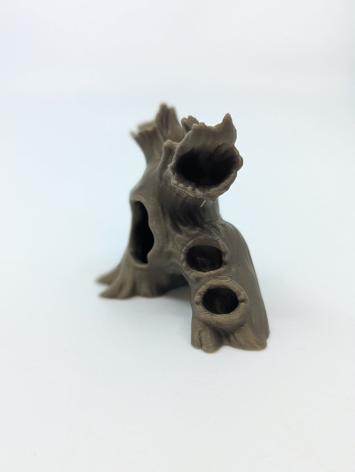 Hollow Tree Stump Hide - Multi-Entrance - Reptile Terrarium Decor