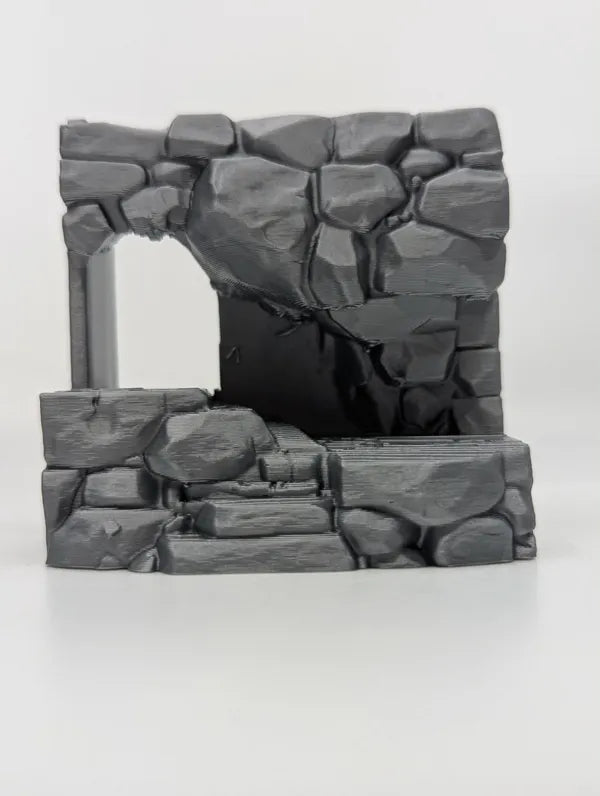 Stone Cliff Ledge Reptile Hide - Rock Wall - Terrarium Decor