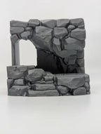 Stone Cliff Ledge Reptile Hide - Rock Wall - Terrarium Decor