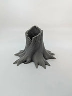 Tree Stump Holder - Desk Organizer & Reptile Enclosure Decor