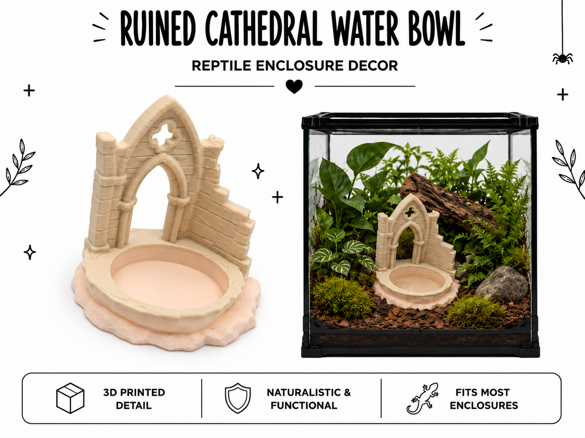 Ruined Cathedral Water Bowl