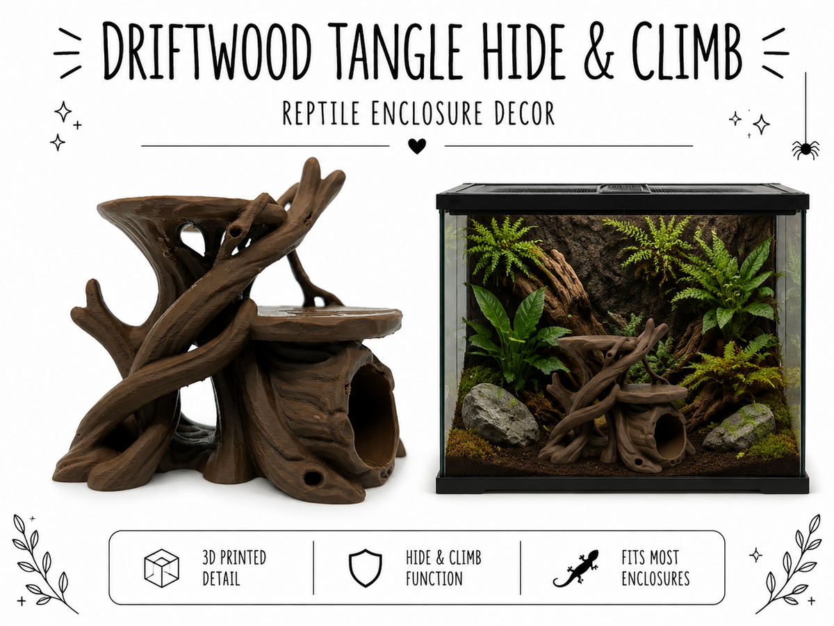 Driftwood Tangle Hide & Climb – Enrichment