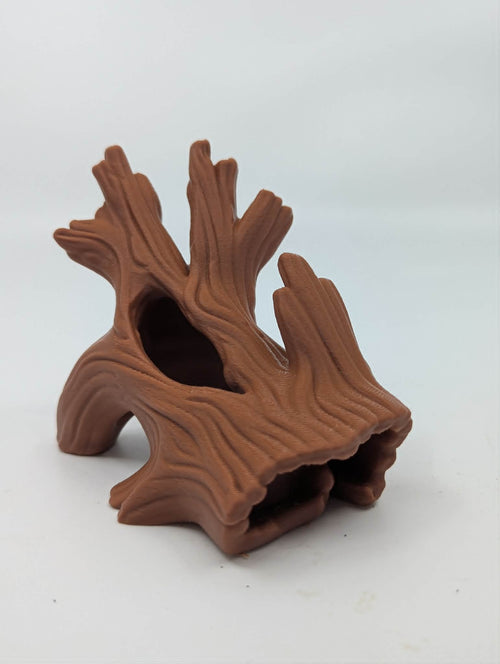 Hollow Fallen Log Reptile Hide - Realistic Hollow Log - Decor
