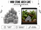 Mini Stone Arch Cave - Decorative Habitat Accent - Reptile Decor