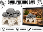 Skull Pile Hide Cave | Critter Enclosure Decor
