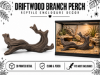 Driftwood Branch Perch – Natural Climbing Accent