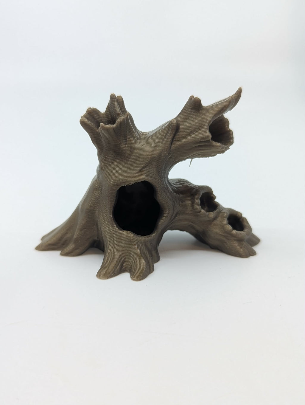 Hollow Tree Stump Hide - Multi-Entrance - Reptile Terrarium Decor
