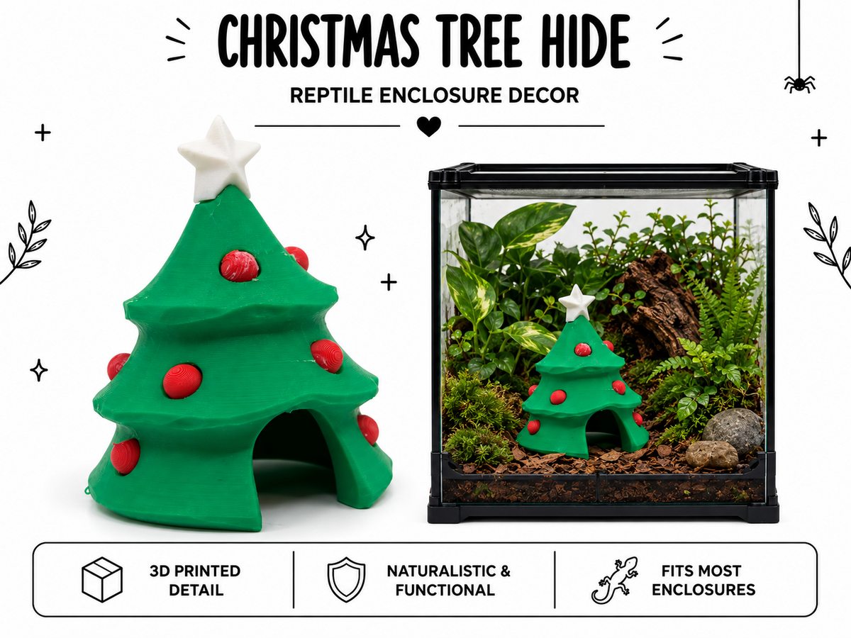 Christmas Tree Hide Festive Holiday Terrarium