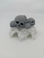 Skull Pile Hide Cave - Critter Enclosure Decor - Reptile Hide