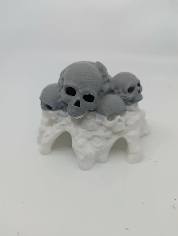 Skull Pile Hide Cave - Critter Enclosure Decor - Reptile Hide