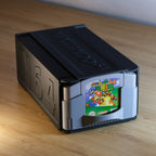 N64 cartridge organizer holding 10 games