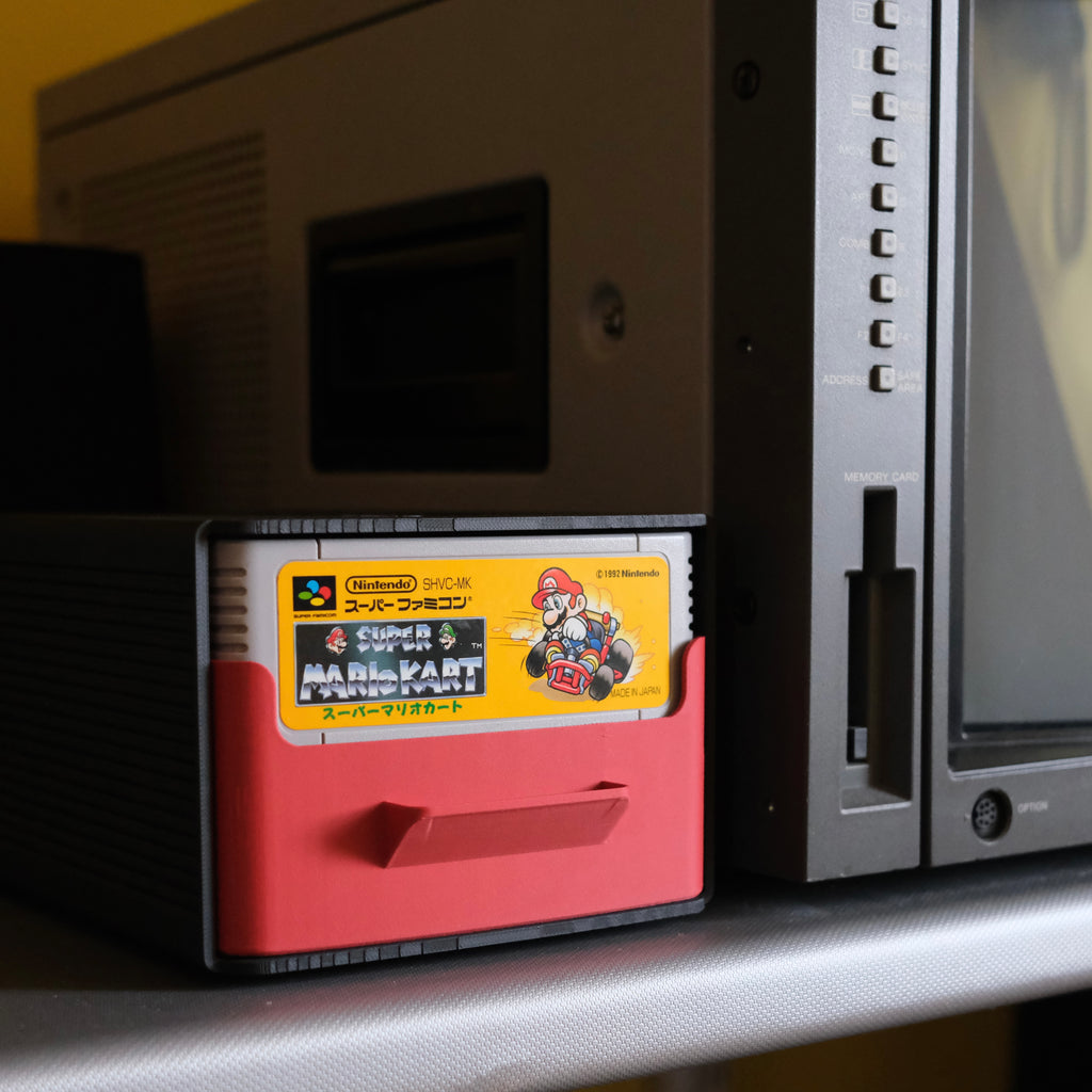 Super Famicom cartridge storage box