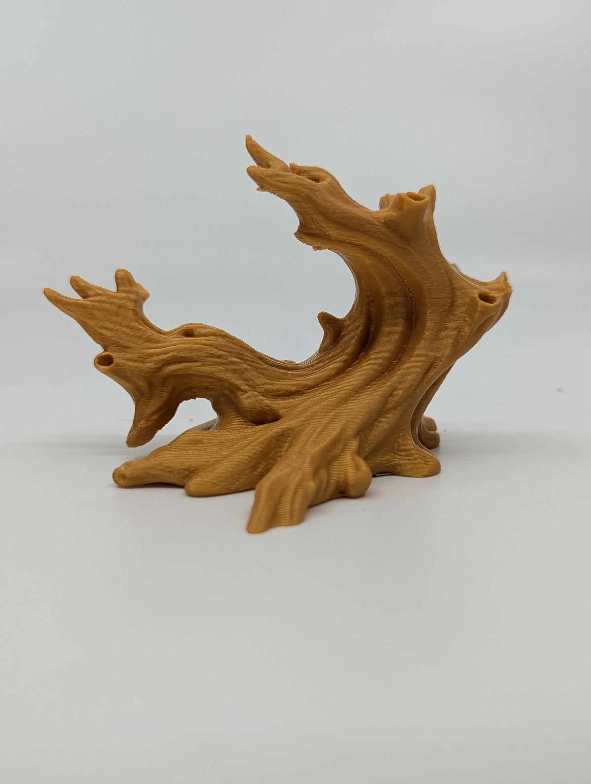 Sculpted Driftwood Root Climber - Natural Accent - Reptile Decor
