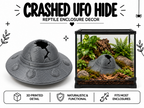 Crashed UFO Hide – Space-Themed Enclosure Décor