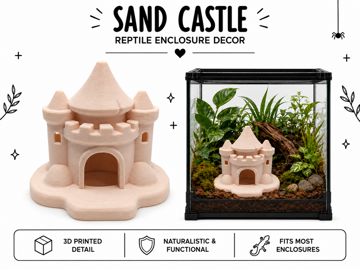 Sand Castle Reptile Hide