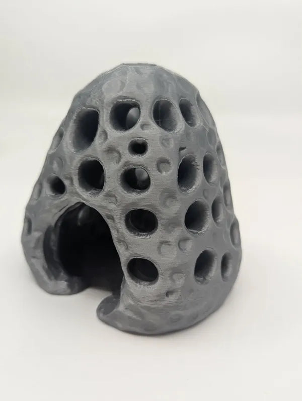 Moon Rock-Inspired Hide - Enclosure or Fish Shelter - Reptile Decor