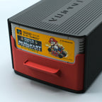 SNES game organizer on a desk