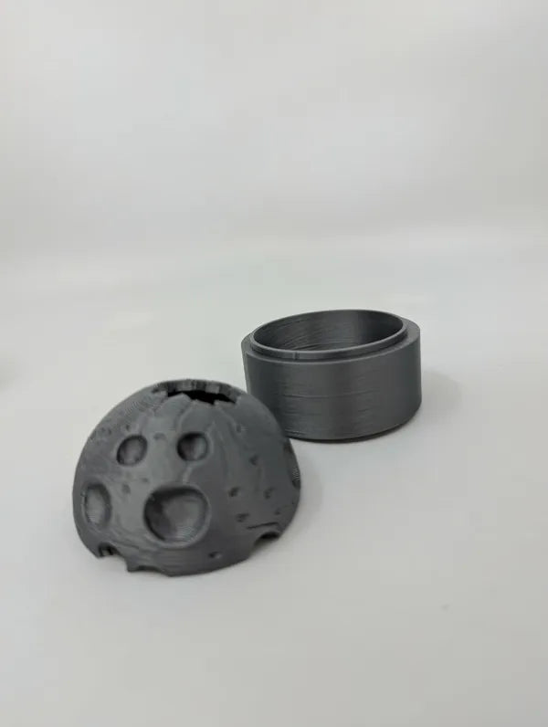 Space-Themed Moon Rock & Asteroid Enclosure Decor - Reptile Decor