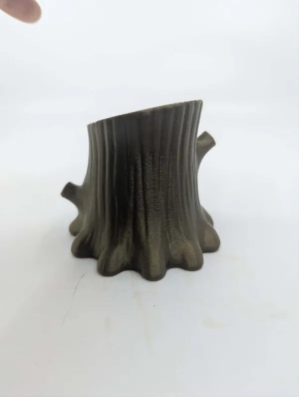 Rustic Tree Stump Hide for Terrariums - Reptile Enclosure Decor