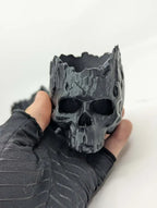 Bark Skull Hide & Planter - Woodland Reptile Terrarium Decor