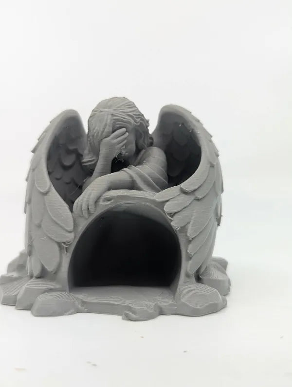 Angel Hide Cave - Gothic Critter Enclosure Decor - Reptile Hide