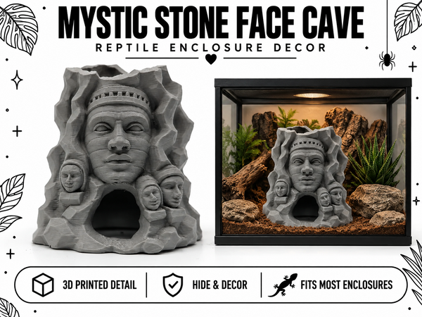 Mystic Stone Face Cave for Critter Habitats