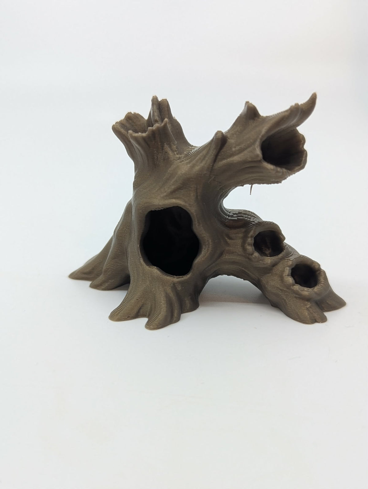 Hollow Tree Stump Hide - Multi-Entrance - Reptile Terrarium Decor