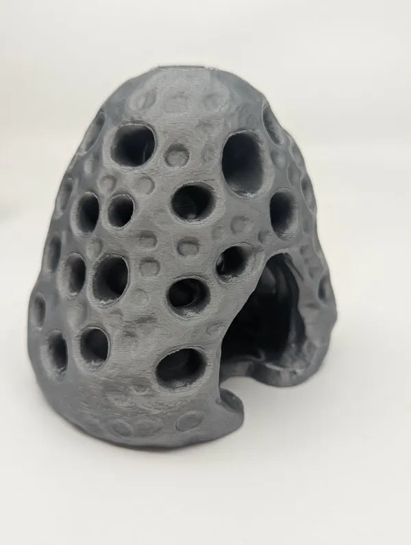 Moon Rock-Inspired Hide - Enclosure or Fish Shelter - Reptile Decor