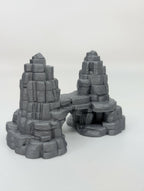 Twin Spire Rock Bridge Reptile Hide - Canyon Arch Habitat - Decor