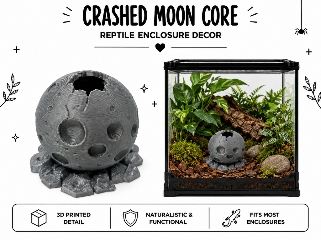 Crashed Moon Core Hide – Space-Themed Décor