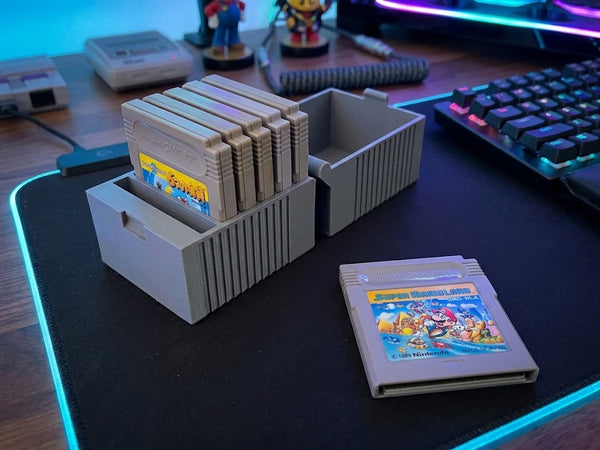 Game Boy Pocket travel case, 3D printed