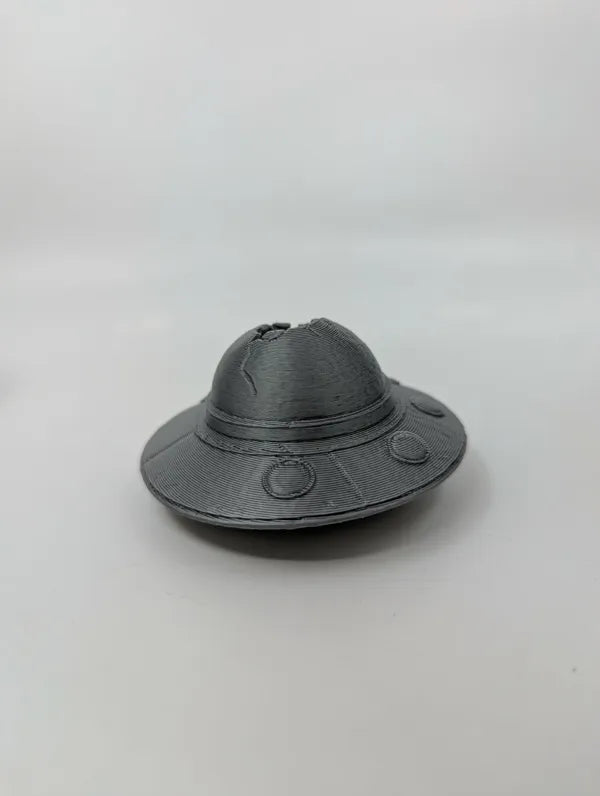 Crashed UFO Hide - Space-Themed Enclosure Décor - Reptile Decor