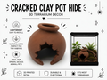 Cracked Clay Pot Hide | Terracotta Hide Cave
